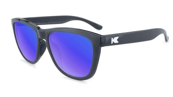 Okulary przeciwsłoneczne dla dorosłych - kategoria 3 z polaryzacją - Jelly Black. Czarne okulary przeciwsłoneczne damskie KNOCKAROUND. Za 186.15 zł.