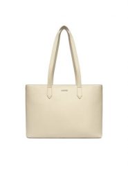 Lasocki Torebka CEO-LSK-M-023-07 Écru. Torebki klasyczne damskie Lasocki, bez wzorów, z materiału, bez dodatków. Za 149.99 zł.