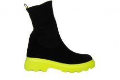 Botki Bayla-200 129 T-01 15-TB Limon 200013, Czarny, Skóra naturalna - 37. Czarne botki damskie Bayla, ze skóry, eleganckie, bez obcasa, bez zapięcia. W wyprzedaży za 242.10 zł.