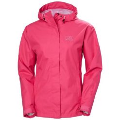 Damska kurtka wodoodporna Helly Hansen Seven J. Czerwone kurtki przeciwdeszczowe damskie Helly Hansen, xl, bez kaptura. Za 483.00 zł.