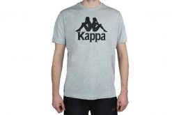 Koszulka sportowa męska Kappa Caspar. Szare t-shirty sportowe męskie Kappa, l, z bawełny, bez ramiączek. Za 34.99 zł.