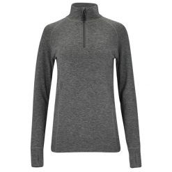 Damska bluzka z długim rękawem Whistler Athene. Szare bielizna termoaktywna damska WHISTLER, bez wzorów. Za 239.00 zł.