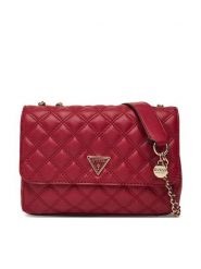 Guess Torebka Giully II HWQG96 73200 Czerwony. Czerwone torebki klasyczne damskie Guess, z aplikacjami, ze skóry, bez dodatków. Za 584.99 zł.