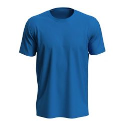 Koszulka Unisex Dla Dorosłych Lux. Niebieskie bluzki damskie Stedman, xl, bez wzorów, bez kołnierzyka. Za 49.99 zł.