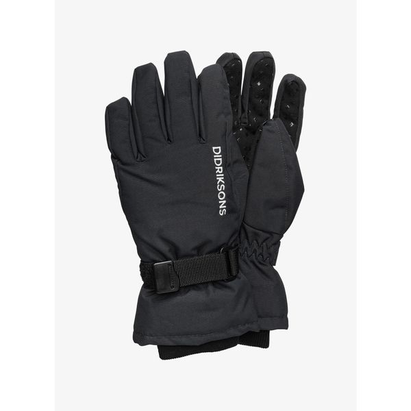 Rękawiczki dziecięce Didriksons Biggles Gloves 3. Czarne rękawiczki dziecięce Didriksons, bez ramiączek. Za 113.99 zł.