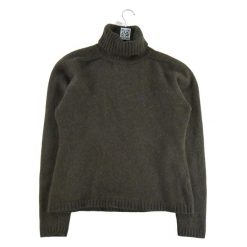 Damski brązowy sweter z wełny i kaszmiru. Brązowe swetry klasyczne damskie Ralph Lauren, l, z kaszmiru, bez kołnierzyka. Za 234.26 zł.