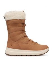 ECCO Śniegowce Solice 42021302291 Brązowy. Brązowe śniegowce damskie ECCO, z nubiku. Za 649.99 zł.