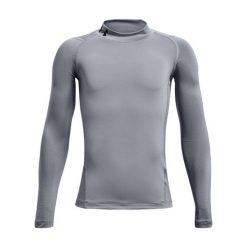 Koszulka treningowa Under Armour HeatGear Mock z długim rękawem 1369477. Szare koszulki męskie z długim rękawem Under Armour, z elastanu. Za 119.45 zł.