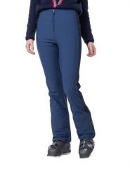 Spodnie narciarskie Rossignol damskie Resort Softshell Pant granatowe. Niebieskie spodnie materiałowe damskie Rossignol, bez wzorów, z softshellu. Za 869.00 zł.