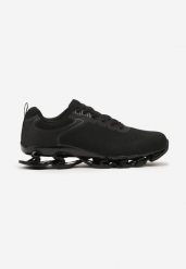 Czarno-Szare Buty Sportowe Sneakersy z Geometrycznym Zdobieniem Noramia. Czarne buty sportowe na co dzień męskie Born2be, na lato, bez zapięcia. Za 139.99 zł.