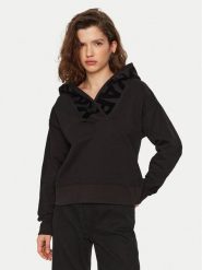 KARL LAGERFELD Bluza A1W20064 Czarny Relaxed Fit. Czarne bluzy bez kaptura damskie Karl Lagerfeld, s, z bawełny. Za 749.99 zł.