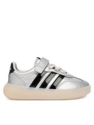 Adidas Sneakersy Barreda Decode JP6719 Srebrny. Szare buty sportowe dziewczęce Adidas, bez wzorów, ze skóry, bez zapięcia. Za 199.99 zł.
