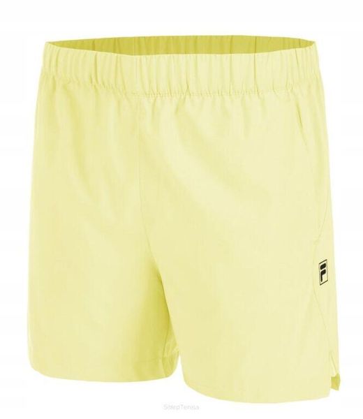 Spodenki tenisowe Fila Shorts Zayn. Żółte szorty męskie Fila, l, z materiału, na fitness i siłownię. Za 229.00 zł.