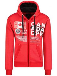 Canadian Peak Bluza "Gasadeak" w kolorze czerwonym rozmiar: XL. Czerwone bluzy z kapturem męskie Canadian Peak, xl. Za 145.26 zł.