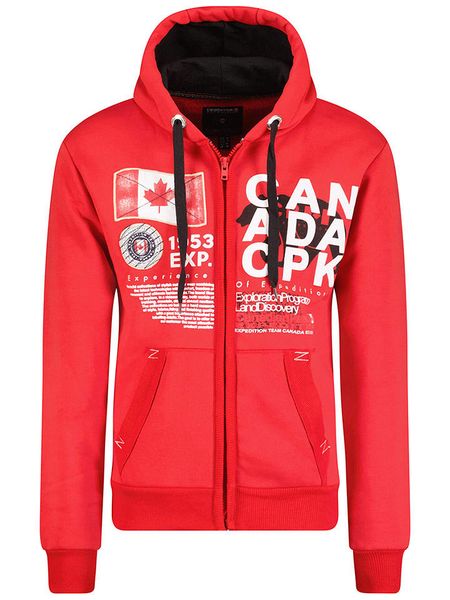 Canadian Peak Bluza "Gasadeak" w kolorze czerwonym rozmiar: L. Czerwone bluzy z kapturem męskie Canadian Peak, l. Za 139.95 zł.