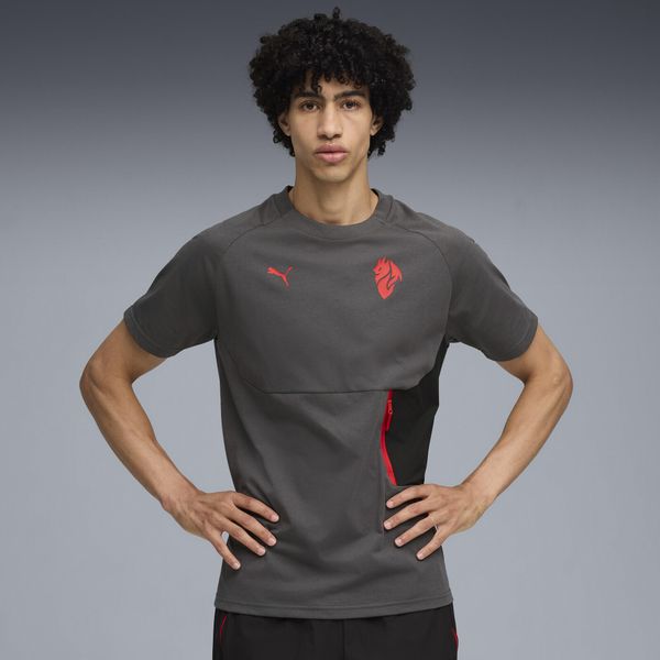 Męska koszulka AC Milan PUMATECH z kieszenią PUMA. Czerwone t-shirty sportowe męskie Puma, m, bez ramiączek, do piłki nożnej. W wyprzedaży za 191.00 zł.
