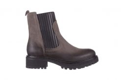 Botki Bayla-161 050-0508 Brown, Szary, Skóra naturalna - 40. Szare botki damskie Bayla, z materiału, eleganckie, bez obcasa, na obcasie, bez zapięcia. W wyprzedaży za 179.10 zł.