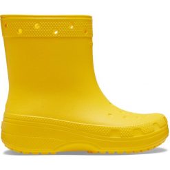 Crocs Classic Boot. Żółte kalosze damskie Crocs, bez wzorów. Za 289.99 zł.