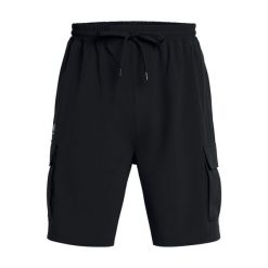 Tkane szorty Under Armour Vibe. Czarne szorty damskie Under Armour, bez wzorów, z materiału. Za 300.50 zł.