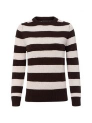 Franco Callegari Sweter z dzianiny merino Kobiety drobna dzianina brązowy, M. Brązowe swetry klasyczne damskie Franco Callegari, m, z dzianiny, bez kołnierzyka. Za 299.95 zł.