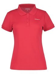 Icepeak Koszulka polo "Bayard" w kolorze czerwonym rozmiar: L. Czerwone bluzki damskie ICEPEAK, l, bez wzorów, bez kołnierzyka, bez ramiączek. Za 74.46 zł.