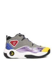 Shaq Sneakersy EO-H.O.F AQ95027B-ZZ Szary. Szare buty sportowe chłopięce Shaq, ze skóry, bez zapięcia. Za 179.99 zł.