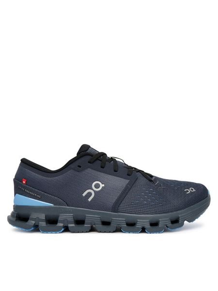 On Buty na siłownię Cloud x 4 3ME30044739 Granatowy. Niebieskie buty sportowe na co dzień męskie On, z materiału, bez zapięcia, na fitness i siłownię. Za 650.99 zł.