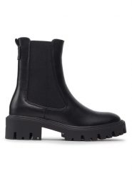 ONLY Shoes Sztyblety Onlbetty-1 15272047 Czarny. Czarne botki damskie ONLY Shoes, ze skóry, bez obcasa, na płaskiej podeszwie, bez zapięcia. Za 269.99 zł.