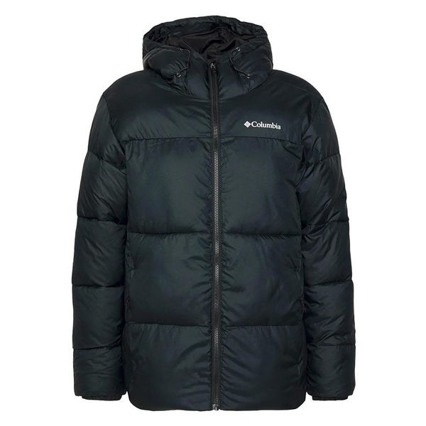 Kurtka Puchowa Męska Columbia Puffect Hooded Jacket. Czarne kurtki męskie Columbia, m, bez wzorów, z puchu, sportowe, bez kaptura. Za 680.99 zł.