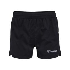 Szorty damskie Hummel. Czarne szorty damskie HUMMEL, bez wzorów, sportowe. Za 139.00 zł.