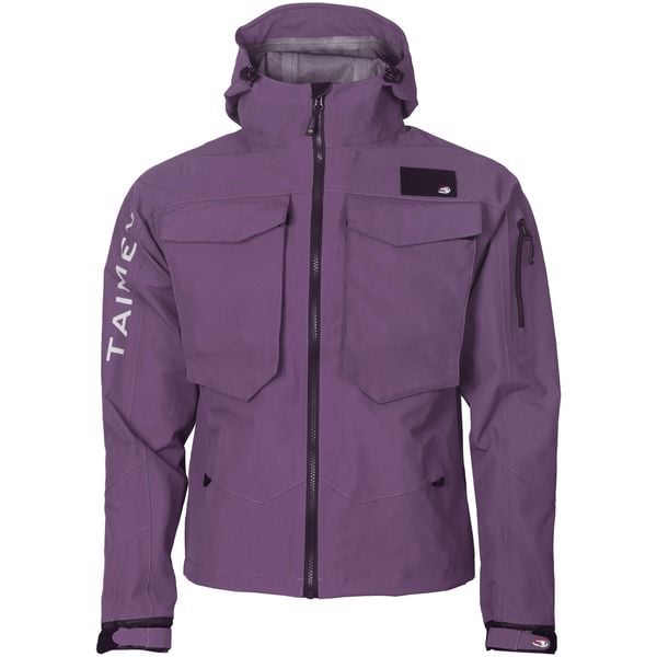 Kurtka wędkarska do brodzenia Taimen Ponoy Wading Jacket - Plum. Zielone kurtki męskie TAIMEN, xs, bez wzorów, z materiału, biznesowe, bez kaptura. Za 499.99 zł.