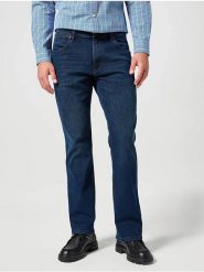 Wrangler Dżinsy - Regular fit - w kolorze granatowym rozmiar: W33/L34. Niebieskie jeansy męskie Wrangler. Za 162.49 zł.
