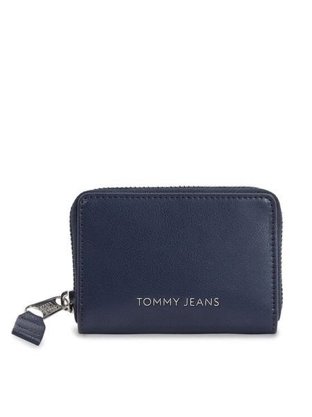 Tommy Jeans Portfel Tjw Ess Must Small Za AW0AW15833 Granatowy. Niebieskie portfele damskie Tommy Jeans, bez wzorów, z jeansu. Za 139.99 zł.