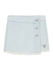 Guess Kids Spodnie materiałowe 181365 Niebieski Regular Fit. Niebieskie spodnie dziewczęce Guess Kids, z materiału. Za 214.99 zł.