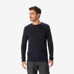 Koszulka męska trekkingowa z długim rękawem Simond Merino Resist. Niebieskie koszulki męskie z długim rękawem SIMOND, l, z materiału. Za 199.99 zł.