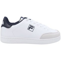 Buty Fila Courtbay FFW0477 13037 białe. Białe buty sportowe na co dzień damskie bez wzorów, z gumy. Za 297.54 zł.