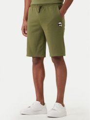 KARL LAGERFELD Szorty sportowe 705019 562900 Zielony Regular Fit. Zielone szorty męskie Karl Lagerfeld, m, z bawełny. Za 589.99 zł.