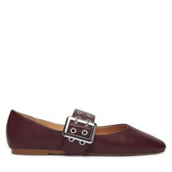 Baleriny Steve Madden. Czerwone baleriny damskie Steve Madden, bez wzorów, bez obcasa. Za 419.99 zł.