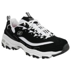 Buty sportowe damskie Skechers D'Lites Biggest Fan. Białe buty sportowe na co dzień damskie Skechers, bez wzorów, z materiału. Za 339.99 zł.