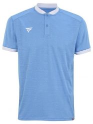 Koszulka tenisowa męska z krótkim rękawem Tecnifibre Team Mesh Polo. Niebieskie koszulki polo męskie TECNIFIBRE, m, w ażurowe wzory, z materiału, bez ramiączek. Za 159.99 zł.