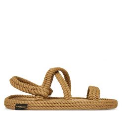 Sandały Bohonomad. Brązowe sandały damskie Bohonomad, bez wzorów, bez obcasa, na płaskiej podeszwie. Za 229.99 zł.