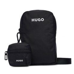 Saszetka HUGO. Czarne saszetki męskie Hugo. Za 349.99 zł.