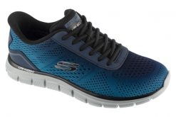Buty treningowe męskie, Slip-Ins: Track - Revno. Niebieskie buty fitness męskie Skechers, na fitness i siłownię. Za 379.99 zł.