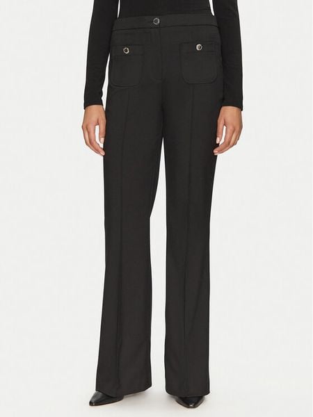 Morgan Spodnie materiałowe 251-PFLAC.F Czarny Bootcut Fit. Czarne spodnie materiałowe damskie Morgan, bez wzorów, z materiału. Za 249.99 zł.