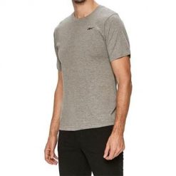 Koszulka sportowa męska Reebok Crew Neck. Brązowe t-shirty sportowe męskie Reebok, m, bez ramiączek, na fitness i siłownię. Za 59.40 zł.