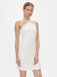 YAS Sukienka koktajlowa Ariella 26032153 Biały Regular Fit. Białe sukienki damskie YAS, xl, bez wzorów, z syntetyku, wizytowe, bez kołnierzyka, bez ramiączek. Za 259.99 zł.