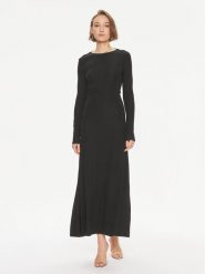 TWINSET Sukienka wieczorowa 241TE2130 Czarny Regular Fit. Czarne sukienki damskie Twinset, bez wzorów, z wiskozy, wizytowe, bez kołnierzyka, bez ramiączek. Za 639.99 zł.
