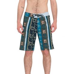 Spodenki kąpielowe męskie Volcom Lido Print. Czarne kąpielówki męskie Volcom, m, bez wzorów, z elastanu, do pływania. W wyprzedaży za 285.25 zł.