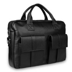 Torba skórzana Pavone Nero Rimini 2409 BL czarna. Czarne torby na laptopa damskie Pavone Nero, bez wzorów, ze skóry. Za 679.99 zł.