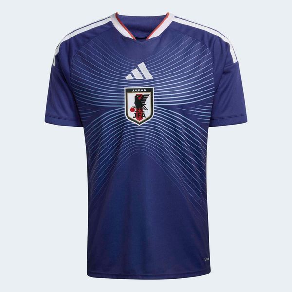 Koszulka piłkarska ADIDAS Japonia domowa. Niebieskie bluzki damskie Adidas, s, z dzianiny, bez ramiączek, do piłki nożnej, climacool (adidas). Za 449.98 zł.